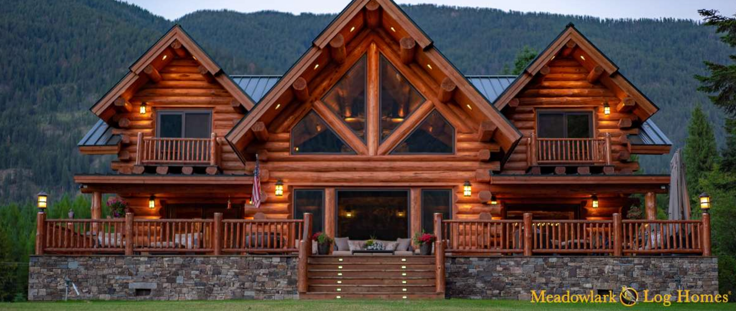 Custom Home Page – Meadowlark Log Cabins